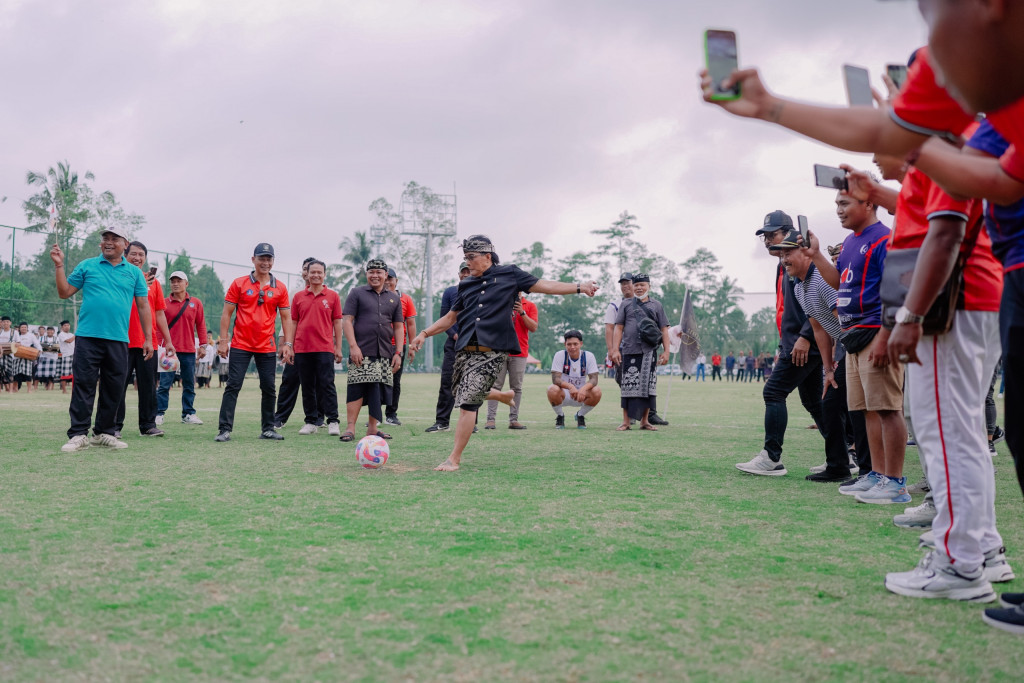 Bupati Giri Prasta Buka Turnamen Bupati Badung Cup 2024 di Petang